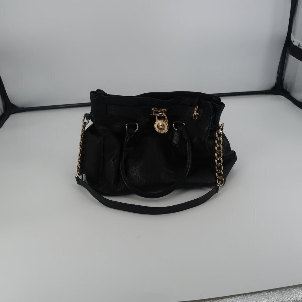 Michael Kors Hamilton Large Handbag Black - Picture 6 of 16